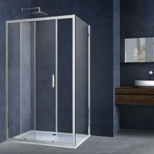 Vincea Душевое ограждение Alpha 90х140 см, прозрачное, хром VSR-3AL9014CL