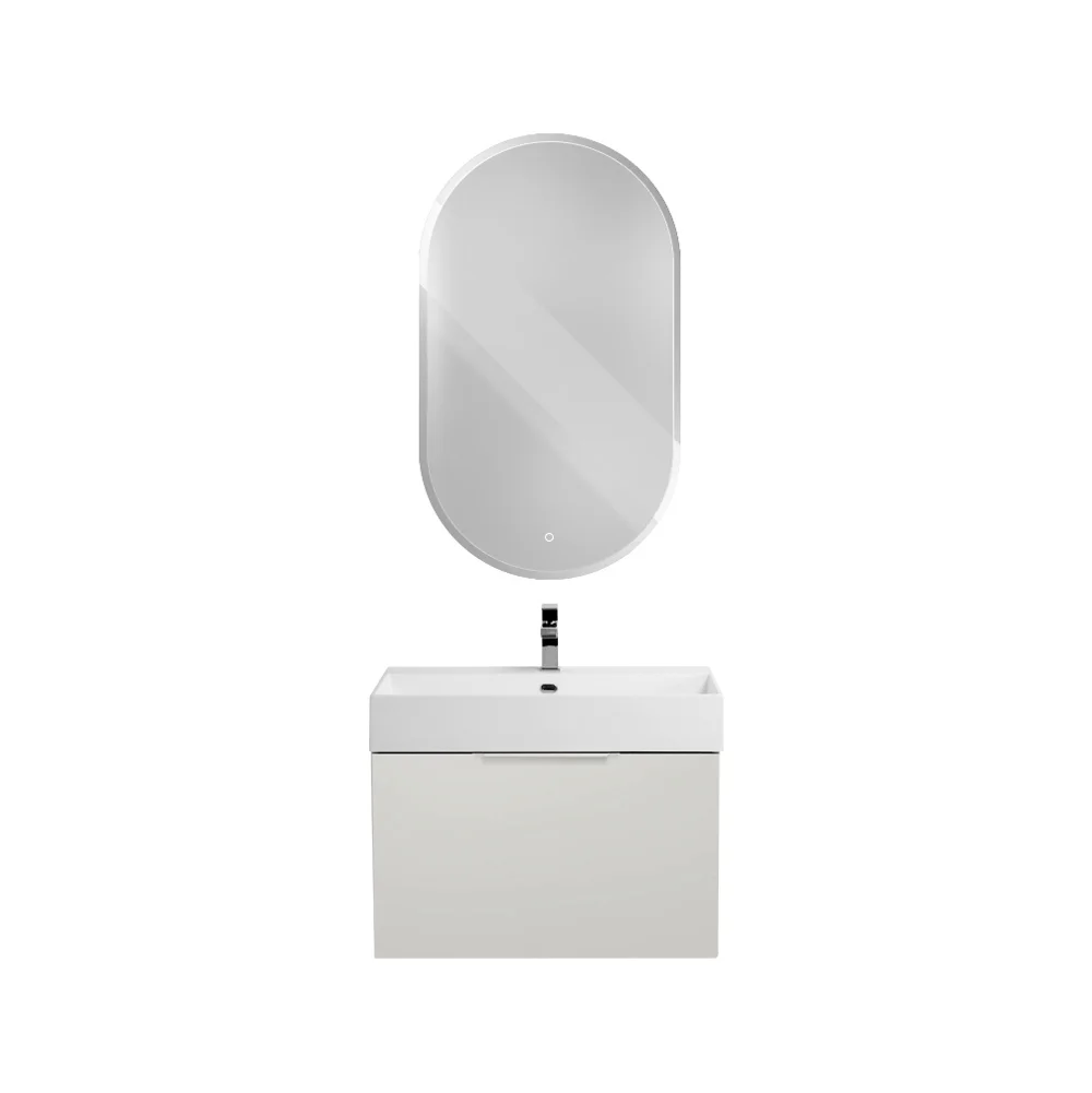 Приобрести cezares тумба подвесная с раковиной premium 70 см bianco opaco, белая 55396