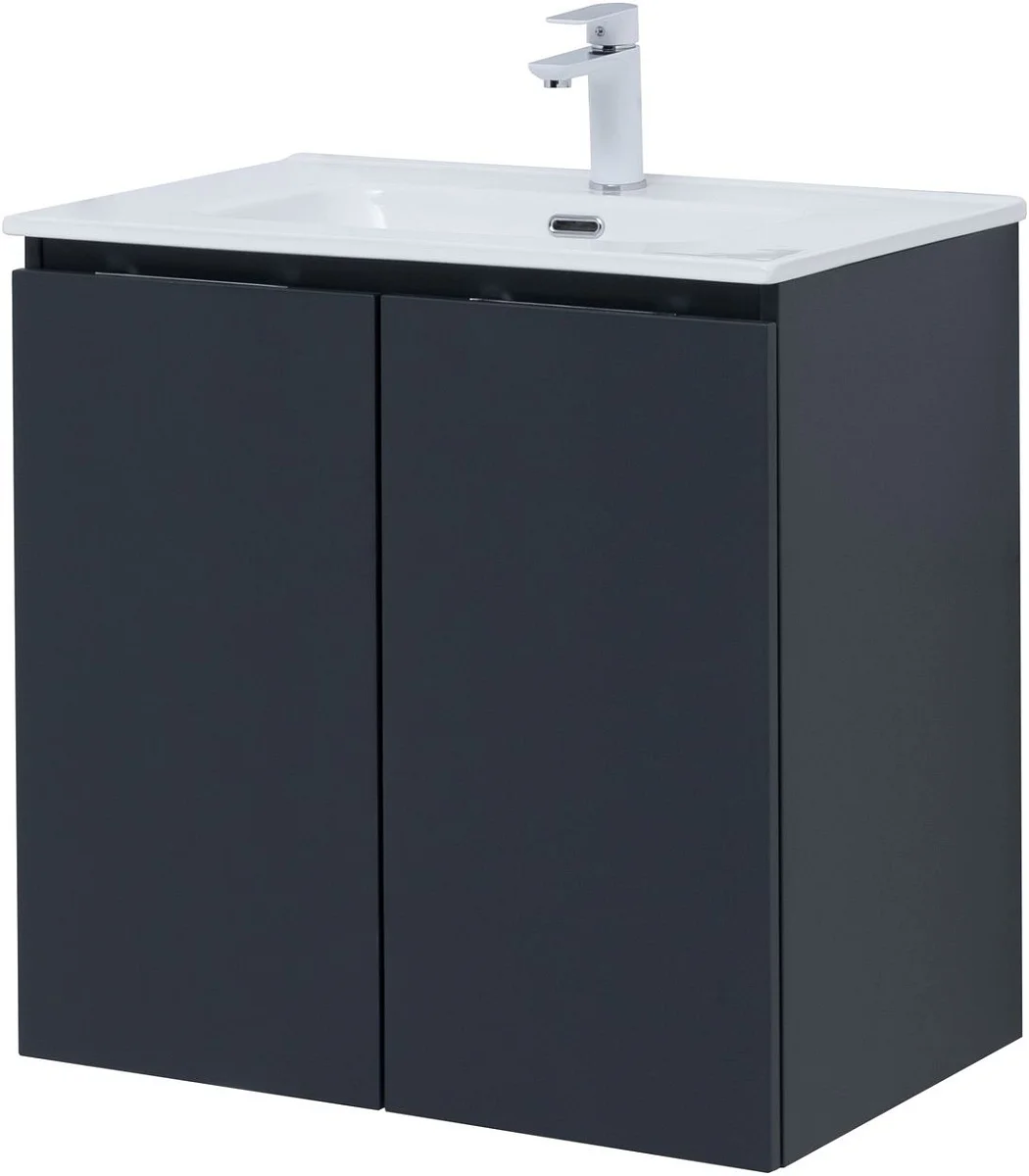 Приобрести aquanet тумба с раковиной алвита new 70 см, 2 дверцы, антрацит