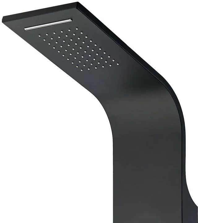 Приобрести aquanet душевая панель galaxy black 150 см с гидромассажем