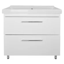 Loranto Тумба напольная с раковиной Karina 80/2Н 80х85 см , белая (CS00086527)