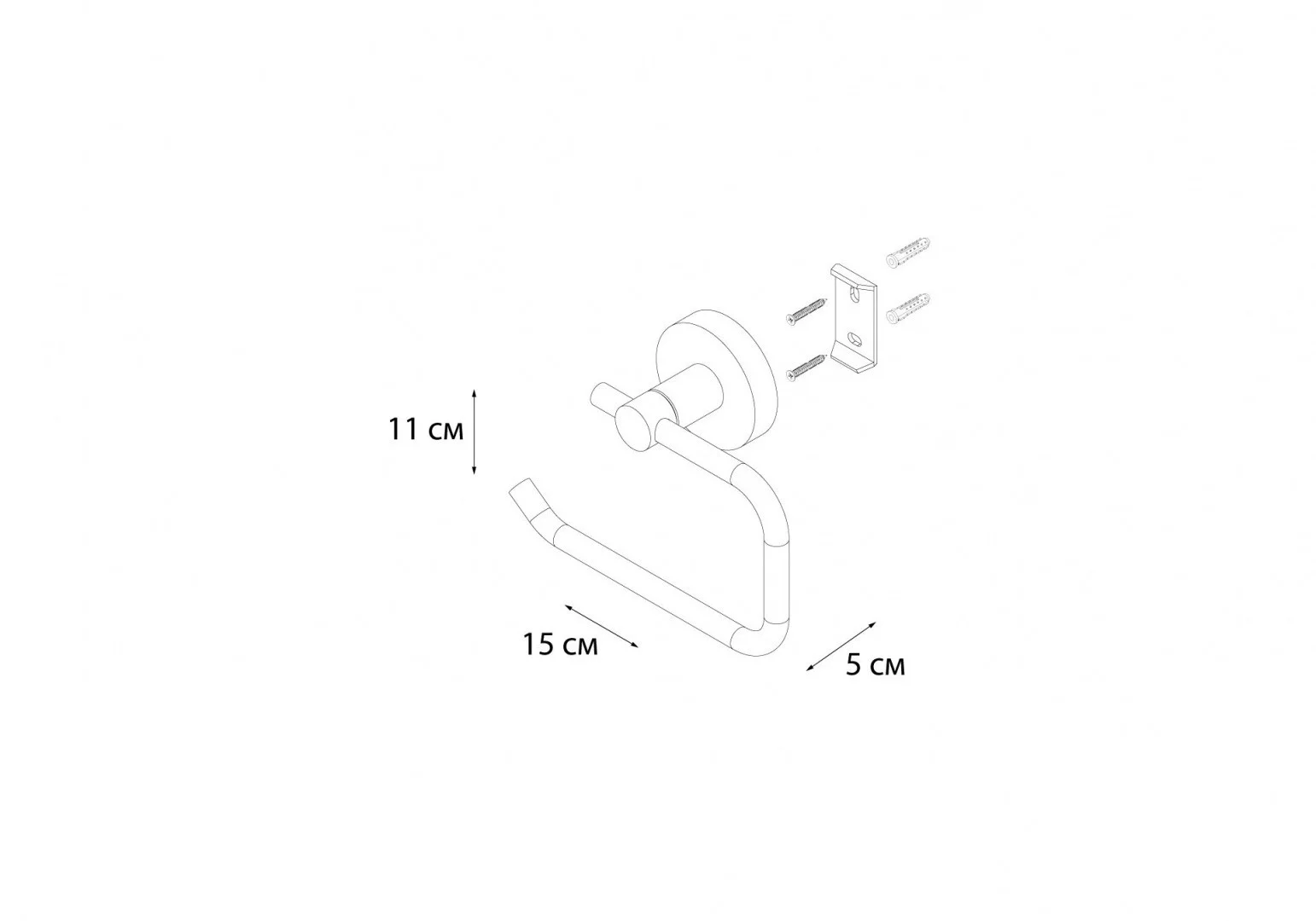 Приобрести держатель для туалетной бумаги fixsen modern fx-51510a, сатин