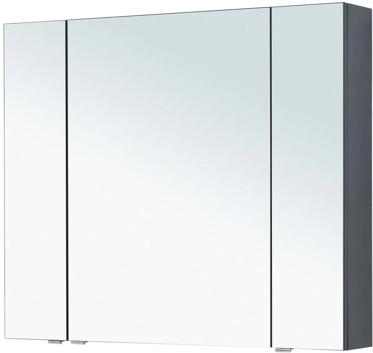 Приобрести aquanet зеркальный шкаф алвита new 100 см, антрацит