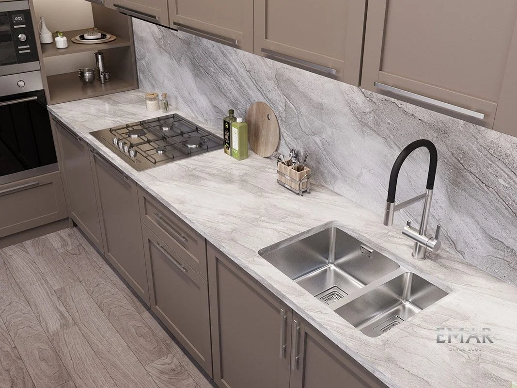 Приобрести oulin кухонная мойка 59х42 см, левостороняя, сатин oulin ol-0369l