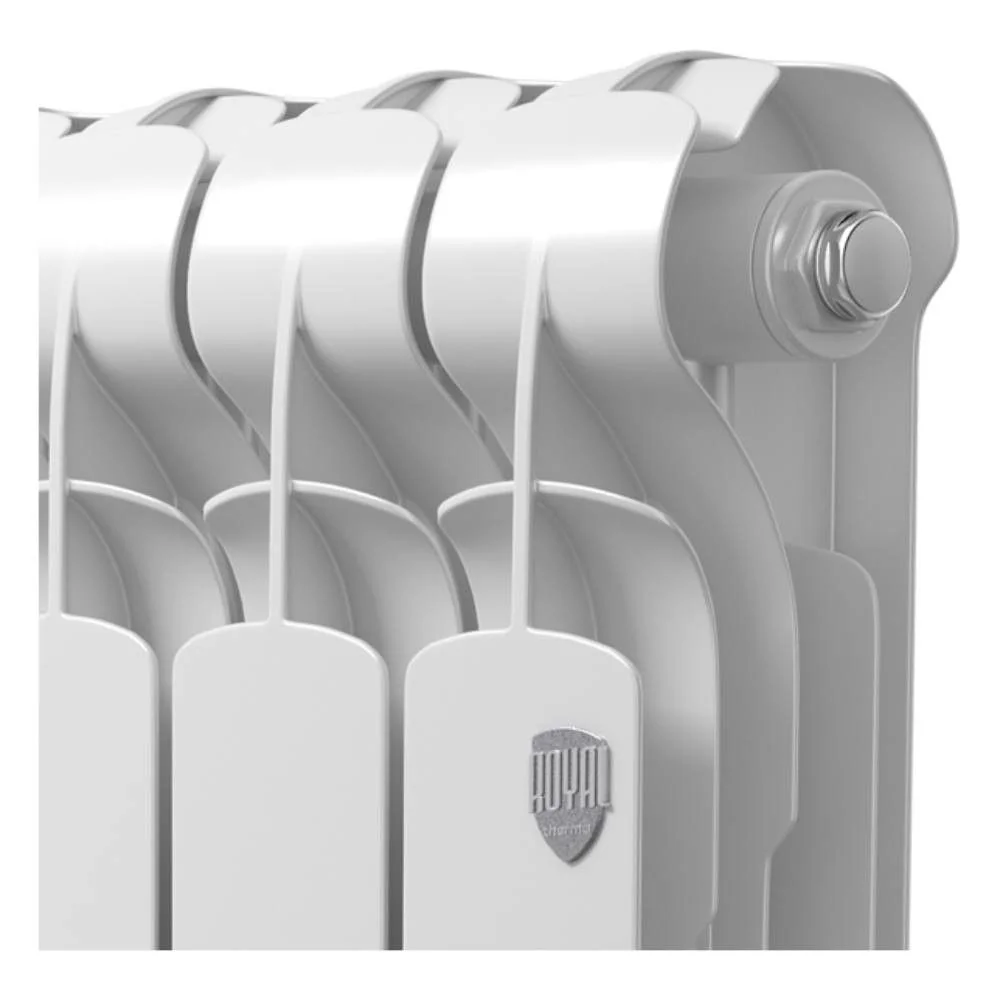 Приобрести royal thermo радиатор алюминиевый indigo 500 2.0 ( белый ) - 4 секц.