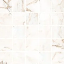 Мозаика Kerranova Marble Trend 307x307 мм, MR, Gold, светло бежевая 