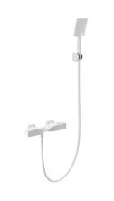 Смеситель для душа с термостатом WONZON & WOGHAND Twist, Белый матовый (WW-B2025-A-MW)