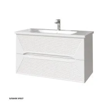 Caprigo Тумба с раковиной подвесная Modo Terza 100 см, белая 35615-SF027