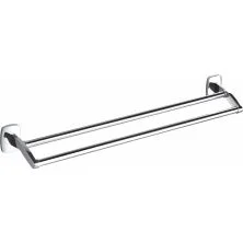 Полотенцедержатель двойной WONZON & WOGHAND PORTO, Хром (WW-1001)