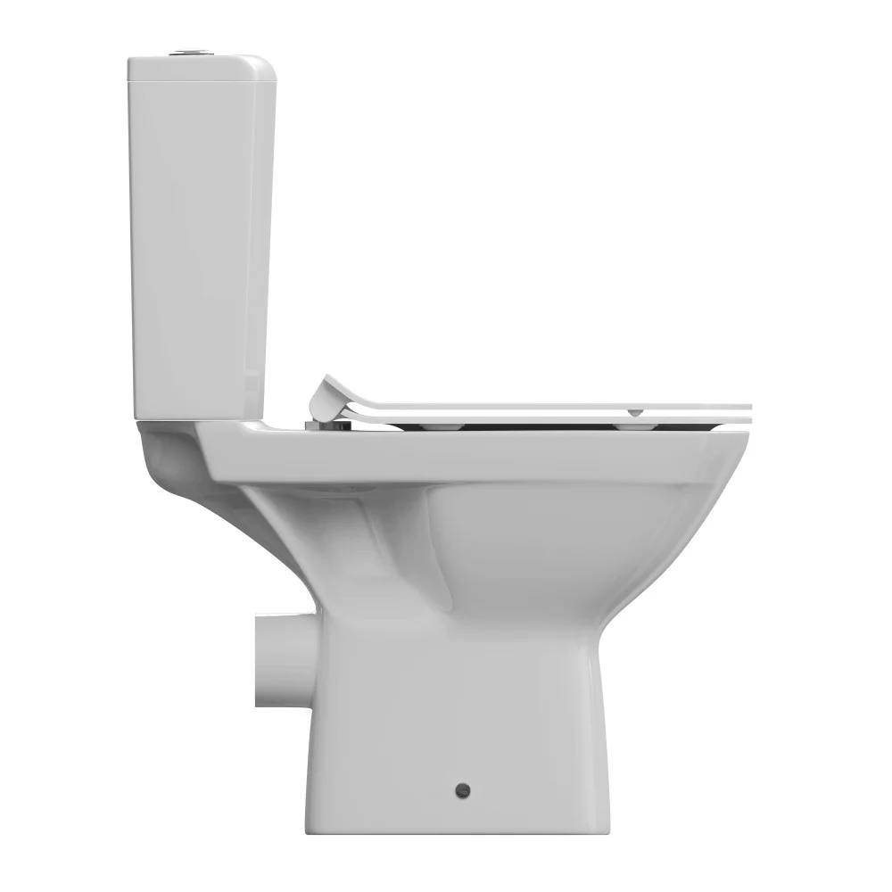 Приобрести напольный унитаз-компакт cersanit carina сlean on 011 3/5 + крышка с микролифтом