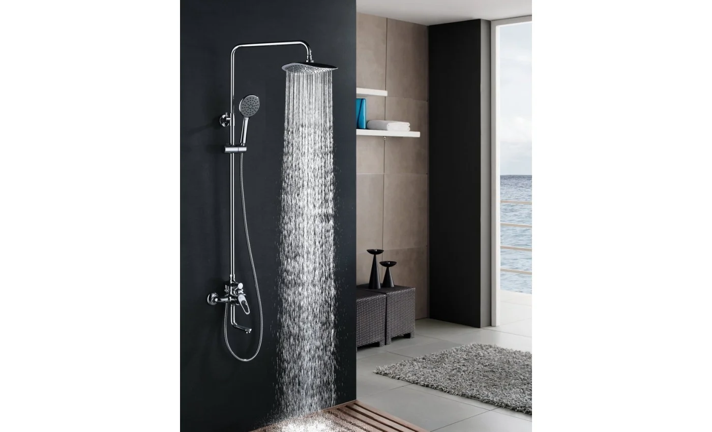 Приобрести lemark душевая система omega, хром lm3162c