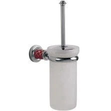 Boheme Ершик для унитаза Murano, хром\красный 10913-R-CR