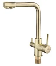 Смеситель для кухни ViEiR Kitchen 325 мм, с подключением к фильтру, бронза V15002D