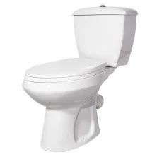 Унитаз-компакт Элисса белый У Комфорт, быстросъемное сиденье дюропласт с микролифтом