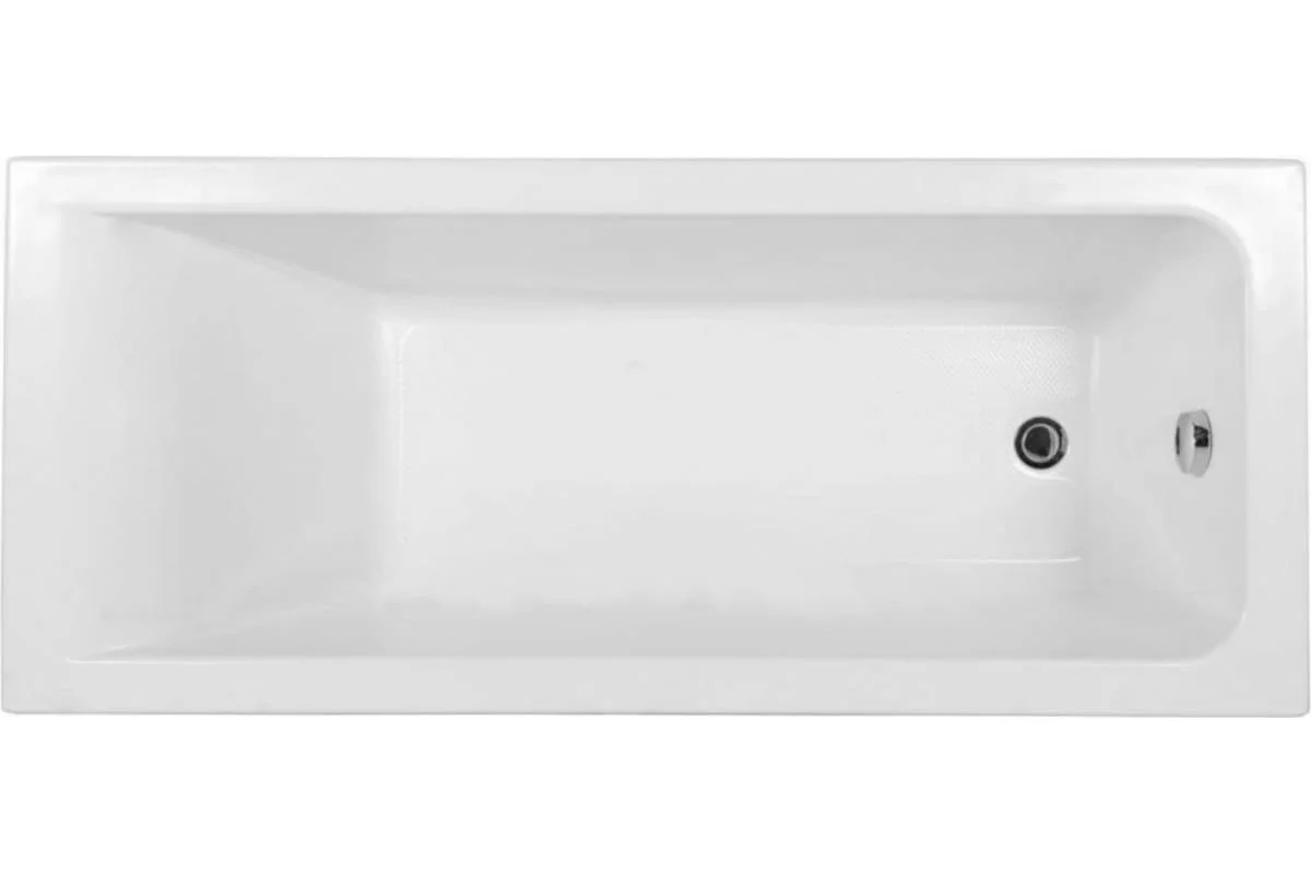 Приобрести aquanet акриловая ванна bright 170 x70 см, белая
