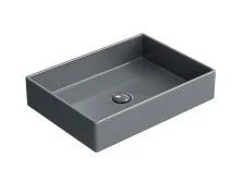 Hayzburg Накладная раковина чаша 51х37 см, графит матовая HB-0034-50MDH