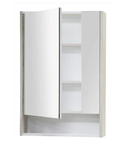 Приобрести зеркало-шкаф акватон рико 65 см, белый/ясень фабрик (1a215202rib90)