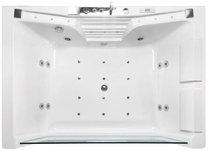 Приобрести frank гидромассажная ванна f155 170х120 см, пристенная, прямоугольная, белая