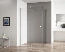 CEZARES Душевое ограждение STREAM 100х80см STREAM-AH-1-100/80-C-Cr