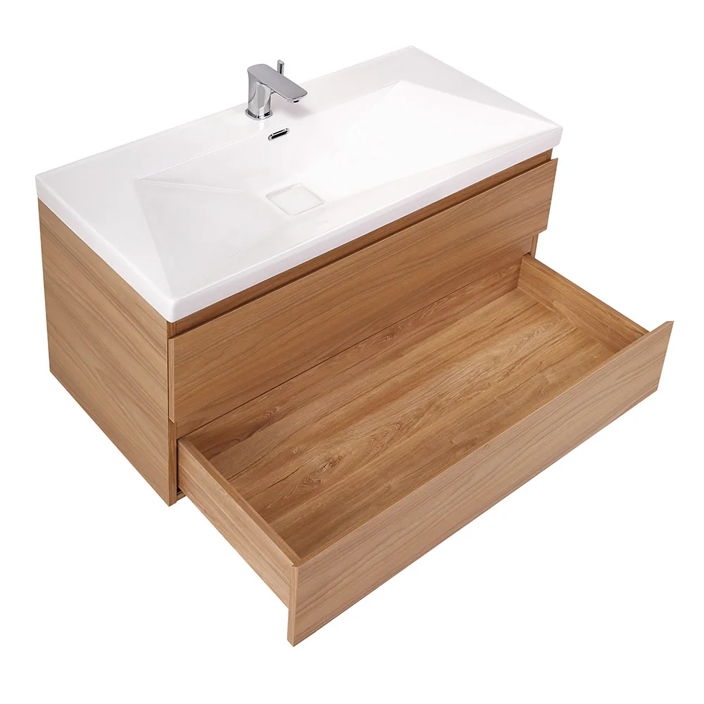 Приобрести cezares тумба подвесная с раковиной molveno 80 см noce chiaro, черный molveno-80-2c-so-nc