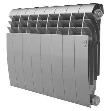 Royal Thermo Радиатор биметаллический BiLiner 350 /Silver Satin ( серебристый ) - 8 секц.