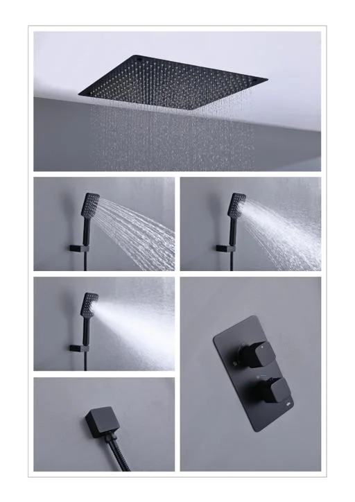 Приобрести душевая система встроенная с термостатом timo petruma sx-5029/03sm черный