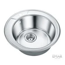 Emar Кухонная мойка 51х51 см, хром EMAR ЛАЙТ 510