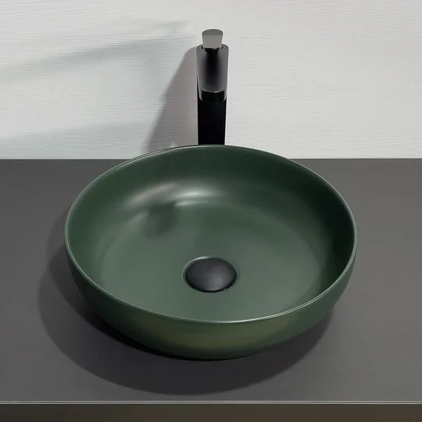 Приобрести comforty раковина 113mdg 36х38 см, темно-зеленая матовая