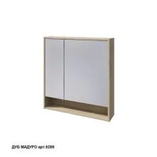Caprigo Шкаф зеркальный 80см, дуб мадуро