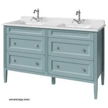 Caprigo Тумба с раковиной ALBION CONCEPT 140 см, голубая