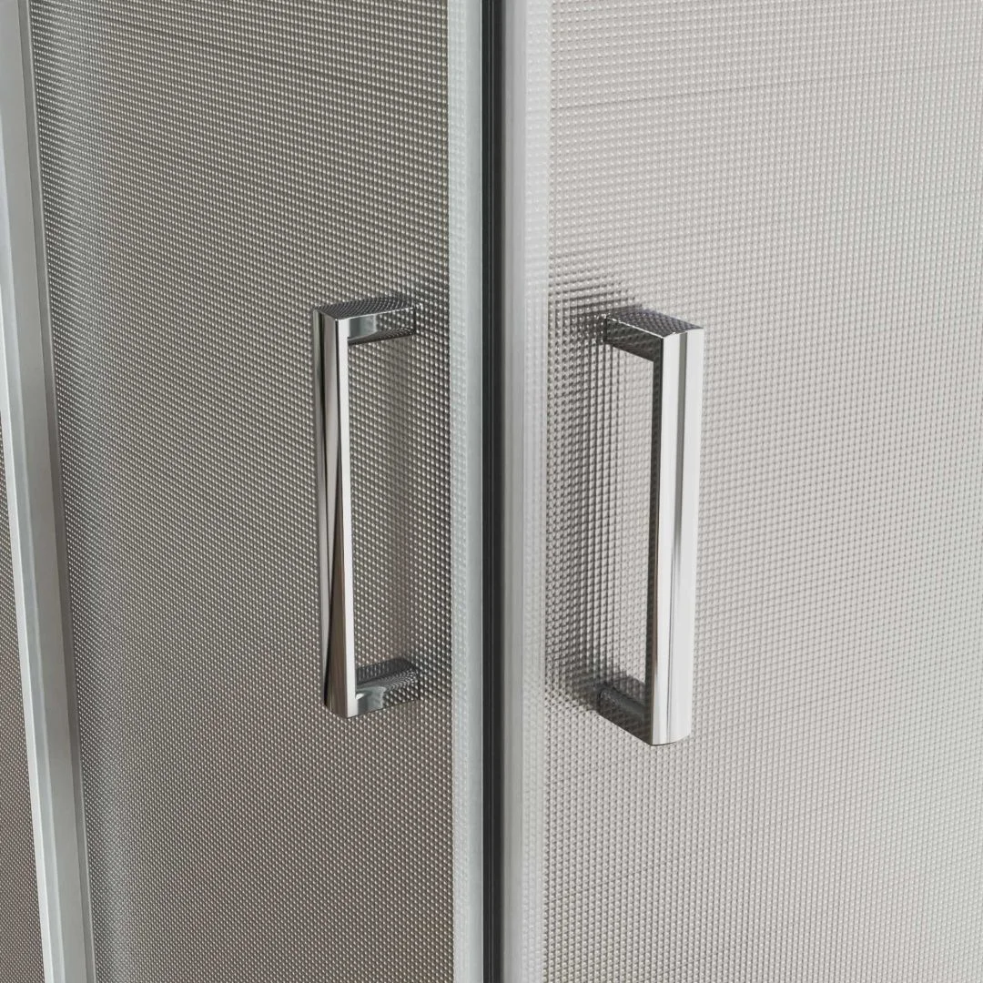 Приобрести vincea душевое ограждение city 90х100 см, текстурное, хром vss-5ct9010mt