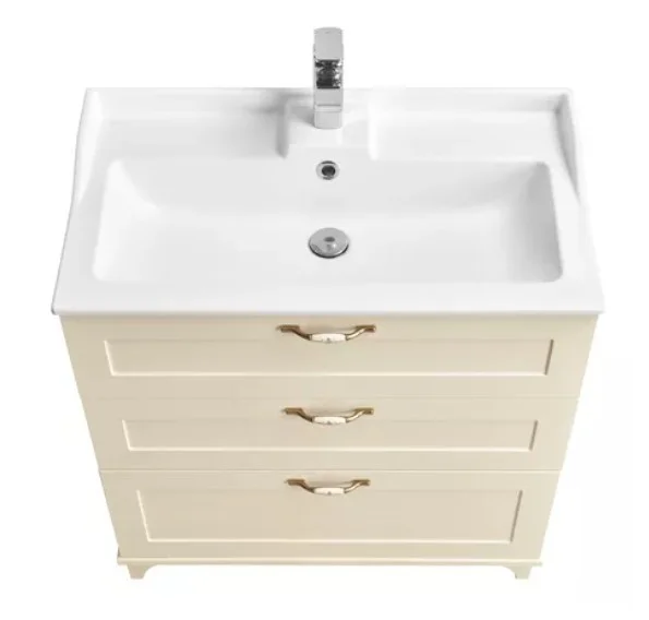 Приобрести тумба напольная с раковиной акватон леон 80н см 1a187801lbpr0,1a708031fb010, дуб бежевый