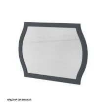 Caprigo Зеркало MILANO 100 см, серое, эмаль