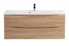 Тумба подвесная с раковиной BelBagno MARINO-1200-2C-SO-WO-P 120 см, Rovere Bianco
