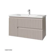 Caprigo Тумба с раковиной FORTE-Smalty TYPE 100 см, левая, бежевая