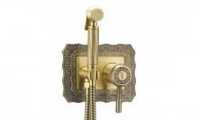 LEMARK Смеситель Jasmine с гигиеническим душем, бронза LM6619B
