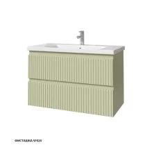 Caprigo Тумба с раковиной FORTE STRIPE 90 см, фисташка