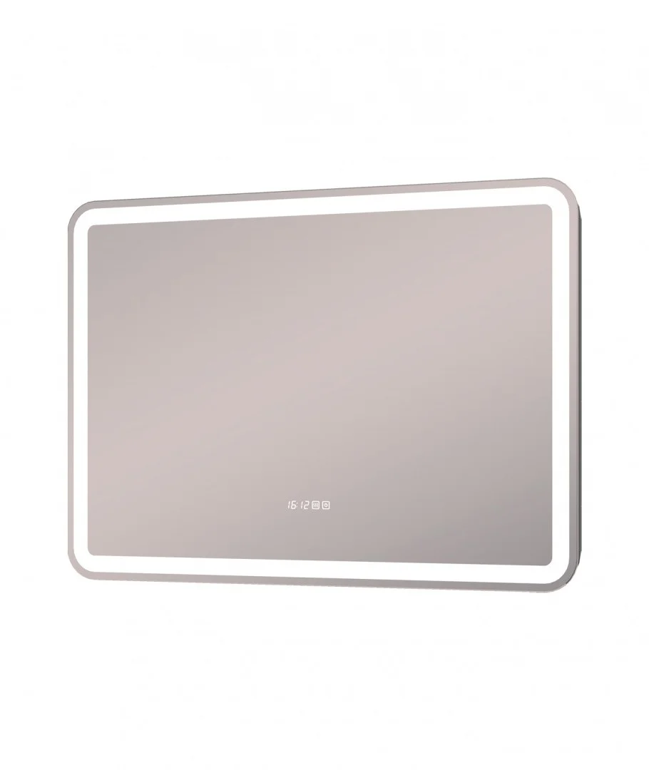 Приобрести vigo зеркало grani luxe 100x70 см, с подсветкой, сенсорное управление, часы, антизапотевание z.gri.100.luxe