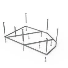 Mirsant Каркас сварной для ванны Ялта 130х90 см, стальной М12, УТ000085436