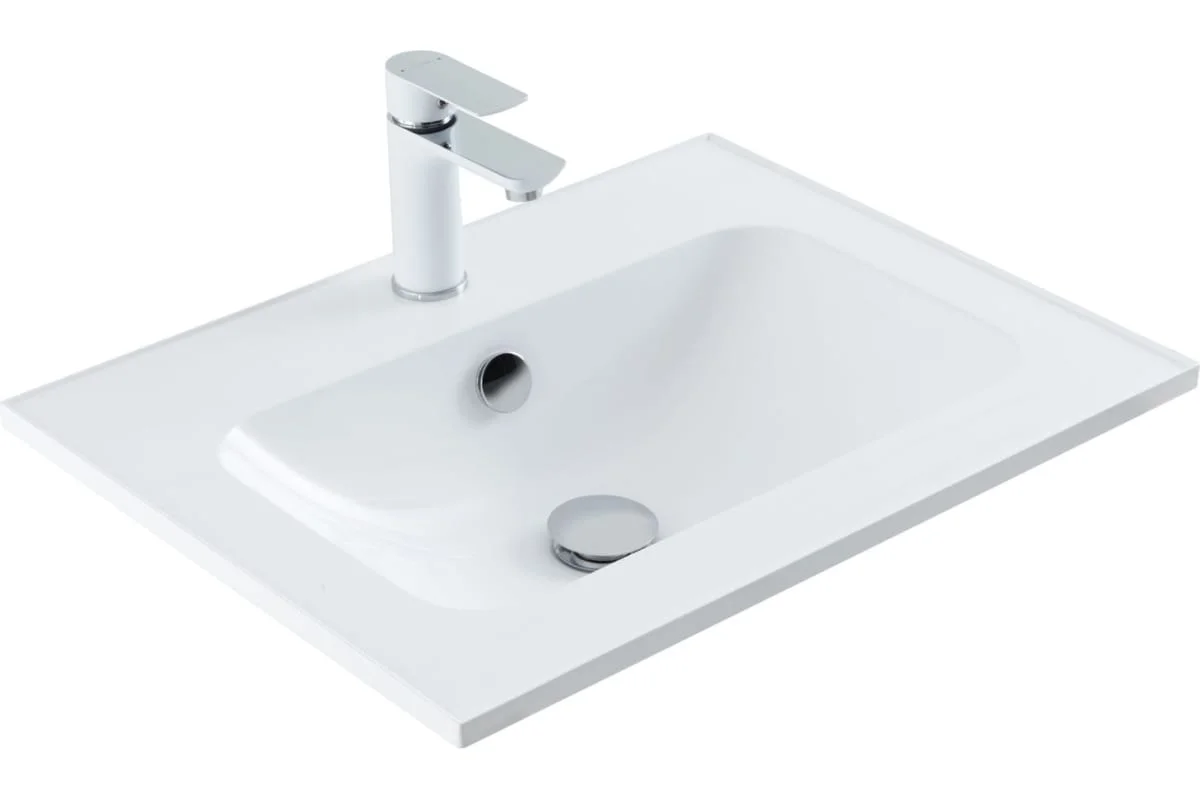 Приобрести aquanet раковина арт 60х45 см, белая