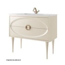 Caprigo Тумба с раковиной MILANO 105 см, кремовая, эмаль