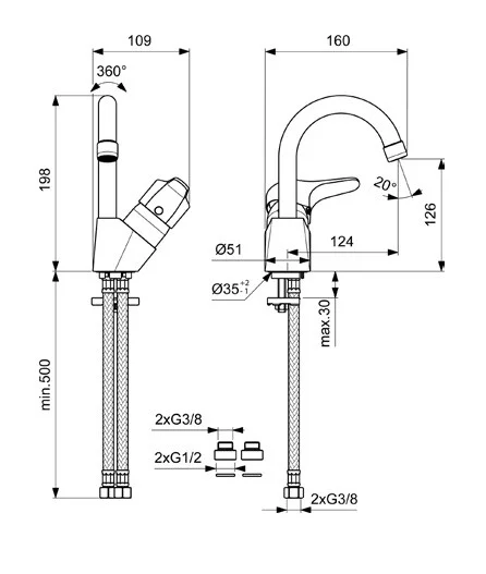 Приобрести смеситель для умывальника vidima next ba367aa