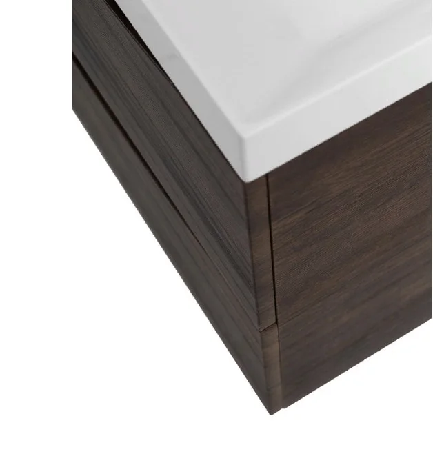 Приобрести тумба подвесная с раковиной belbagno marino-600-2c-so-rw-p 60 см, rovere moro
