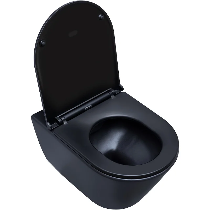 Приобрести aquanet подвесной унитаз lake lake-wb черный матовый