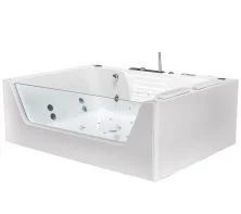 Frank Гидромассажная ванна F155 170х120 см, пристенная, прямоугольная, белая