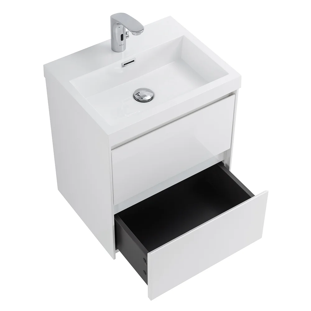 Приобрести belbagno тумба с раковиной pietra mini 50 см, подвесная bianco lucido, белая раковина