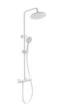Душевая система с термостатом WONZON & WOGHAND INN 4, Белый матовый (WW-B3047-A-MW)