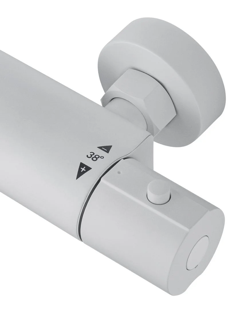 Приобрести смеситель для душа с термостатом wonzon & woghand inn 6, белый матовый (ww-b2029-a-mw)