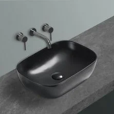 Vincea Раковина накладная 45х32 см, черная матовая VBS-102MB