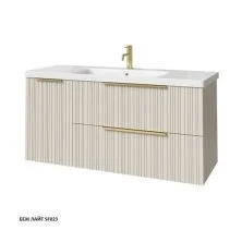 Caprigo Тумба с раковиной RAIN 120 см, левая, светло бежевая